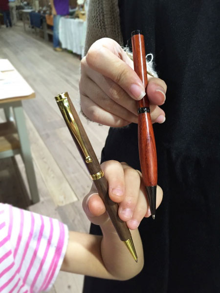 木製ペンできました