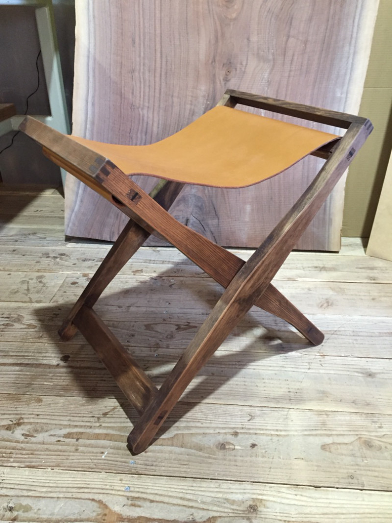 折りたたみ 椅子 木製 手作り